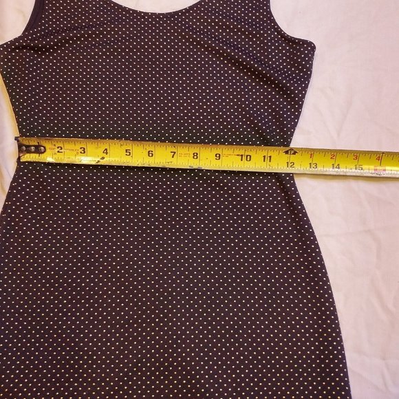 Wet Seal Black Studded Bodycon Dress Sz M - Picture 3 of 7